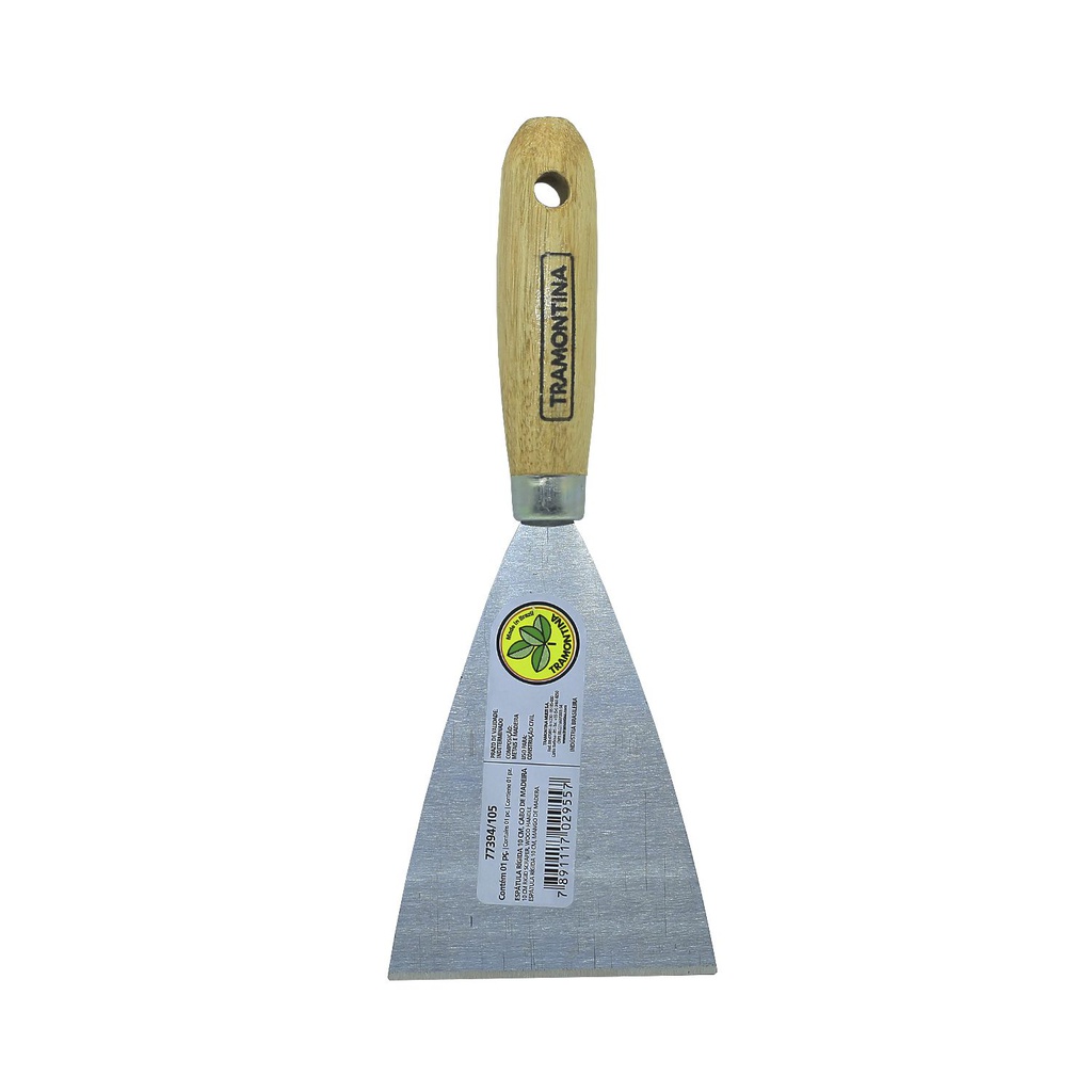 Espatula raspar pared 4" mango de madera 77394/105
