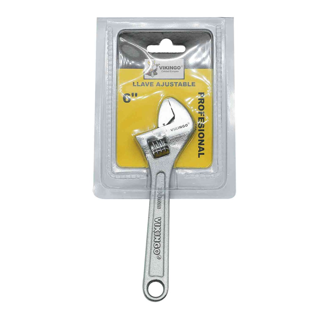 Llave ajustable 6" vikingo 8/300022n