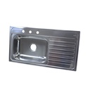 Lavatrasto teka emprotable 37"x20" 1c.1e.d.con ala