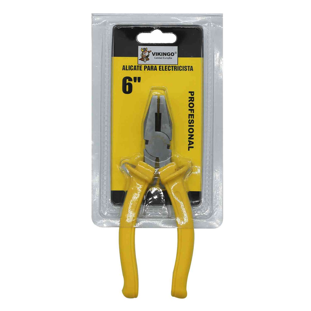 Tenaza comb 6" vikingo 8/101104 f/amarillo