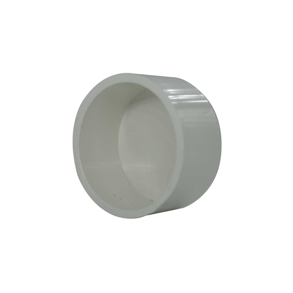 Tapon pvc 2" hembra sin rosca fa07 blanco