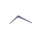 Escuadra metal 8"x10"x0.9mm blanca / gris