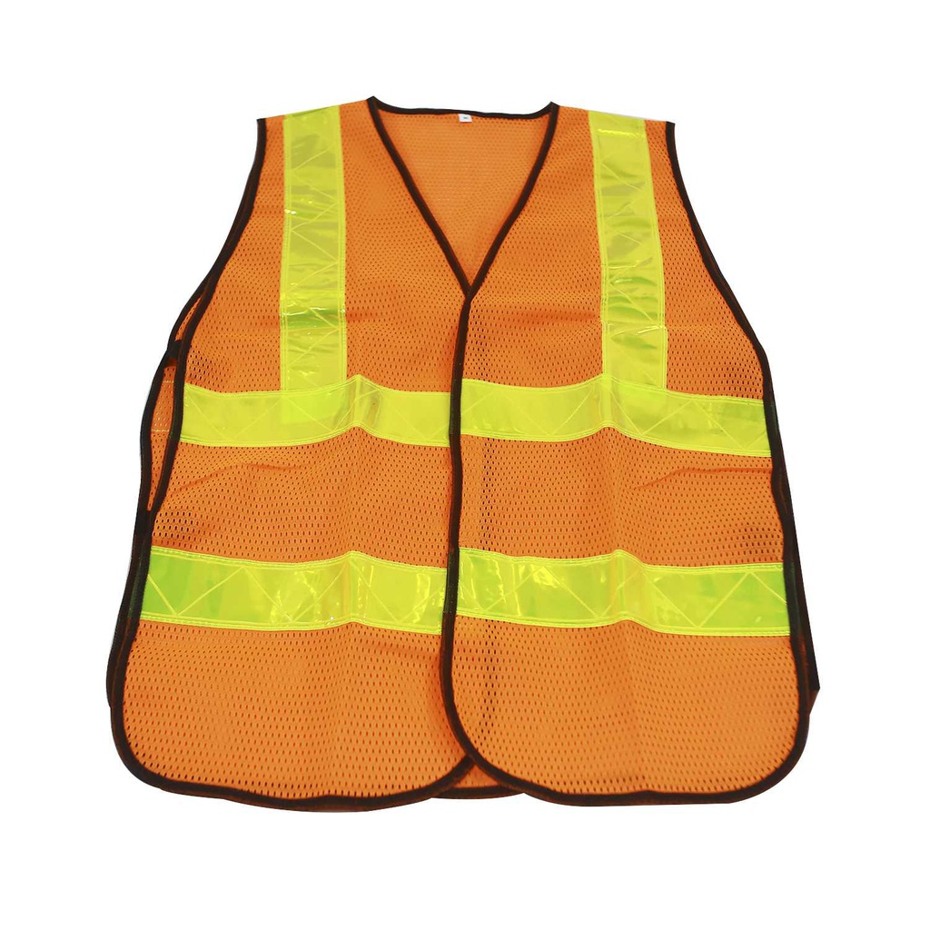 Chaleco reflectivo talla m 66x47cm lm-v003 anaranjado
