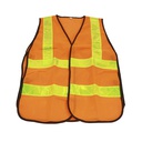 Chaleco reflectivo talla m 66x47cm lm-v003 anaranjado