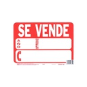 Rótulo plástico "se vende auto" 9x12" 20655