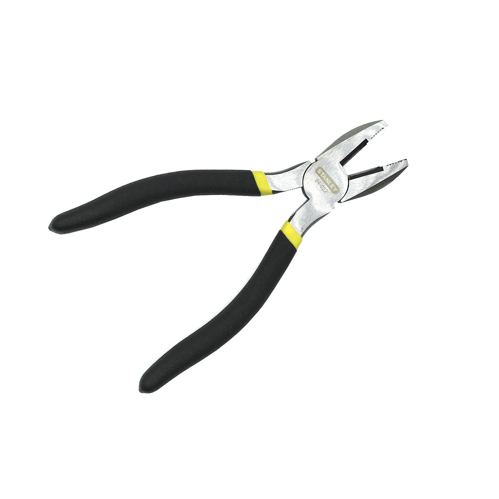 Tenaza comb 7" stanley 84-022 forro negro/amarillo