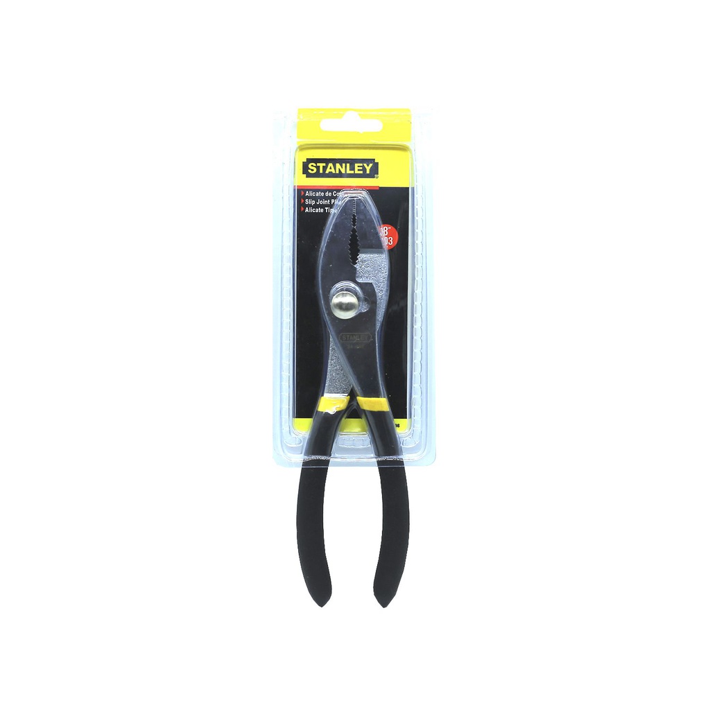 Tenaza doble ajuste 8" stanle 84-098 forro negro