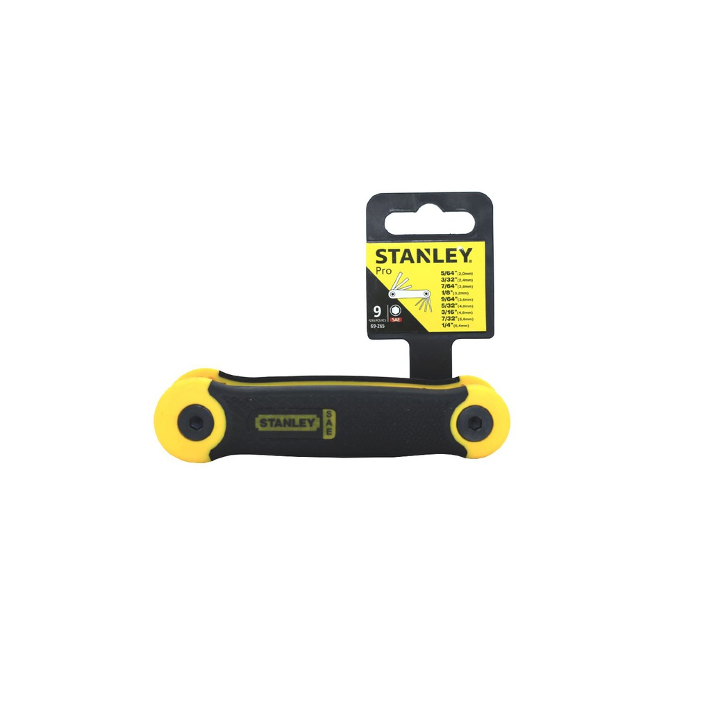 Llaves allen 9pc 2-6.4mm stanley 69-265