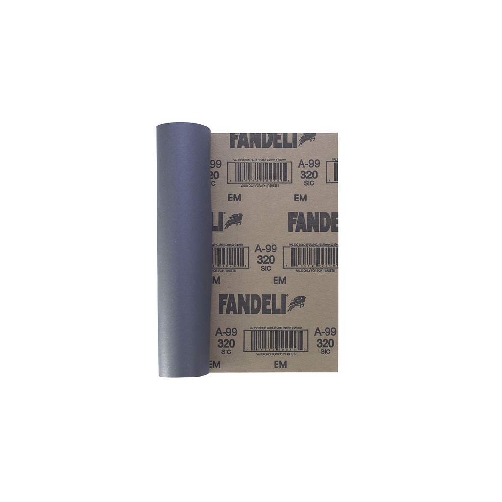 Lija para hierro a-99 320 fandeli agua 0040