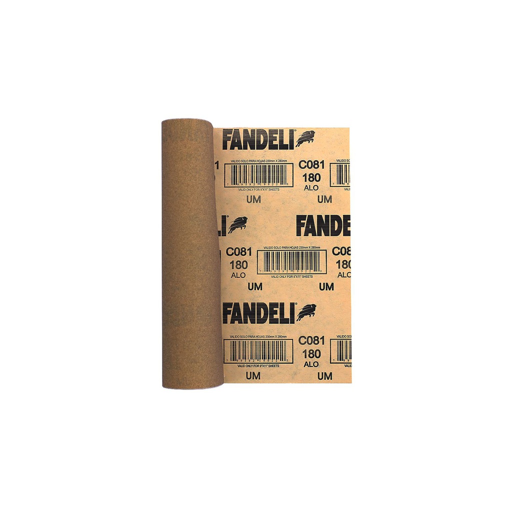 Lija para madera / yeso c081 180 fandeli 9922