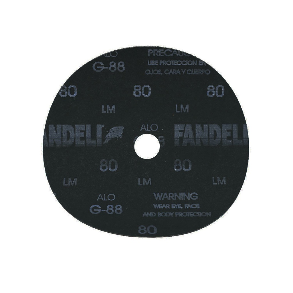 Disco lija 7x7/8" 80 g-88 fandeli 79779
