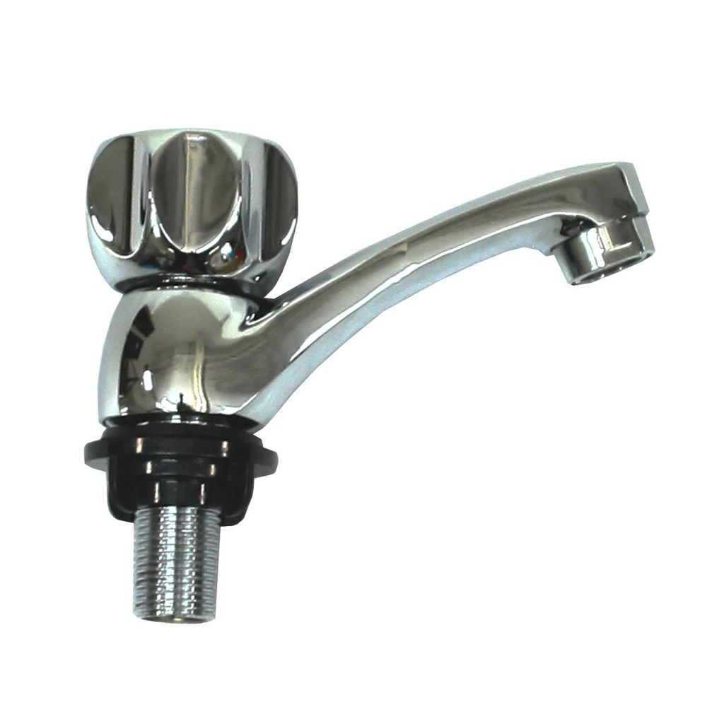 Llave individual lavamanos 1/2" vikingo perilla cromo pulido 8/bfz/hh-1