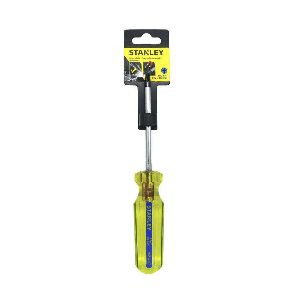 Desarmador estrella 1/4x4" stanley 69-145