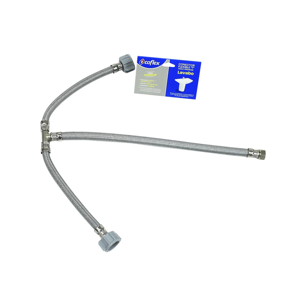 Tubo abasto 1/2x1/2x3/8x16" t coflex vl-u55