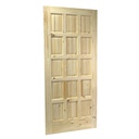 Puerta madera colonial 15p 36"