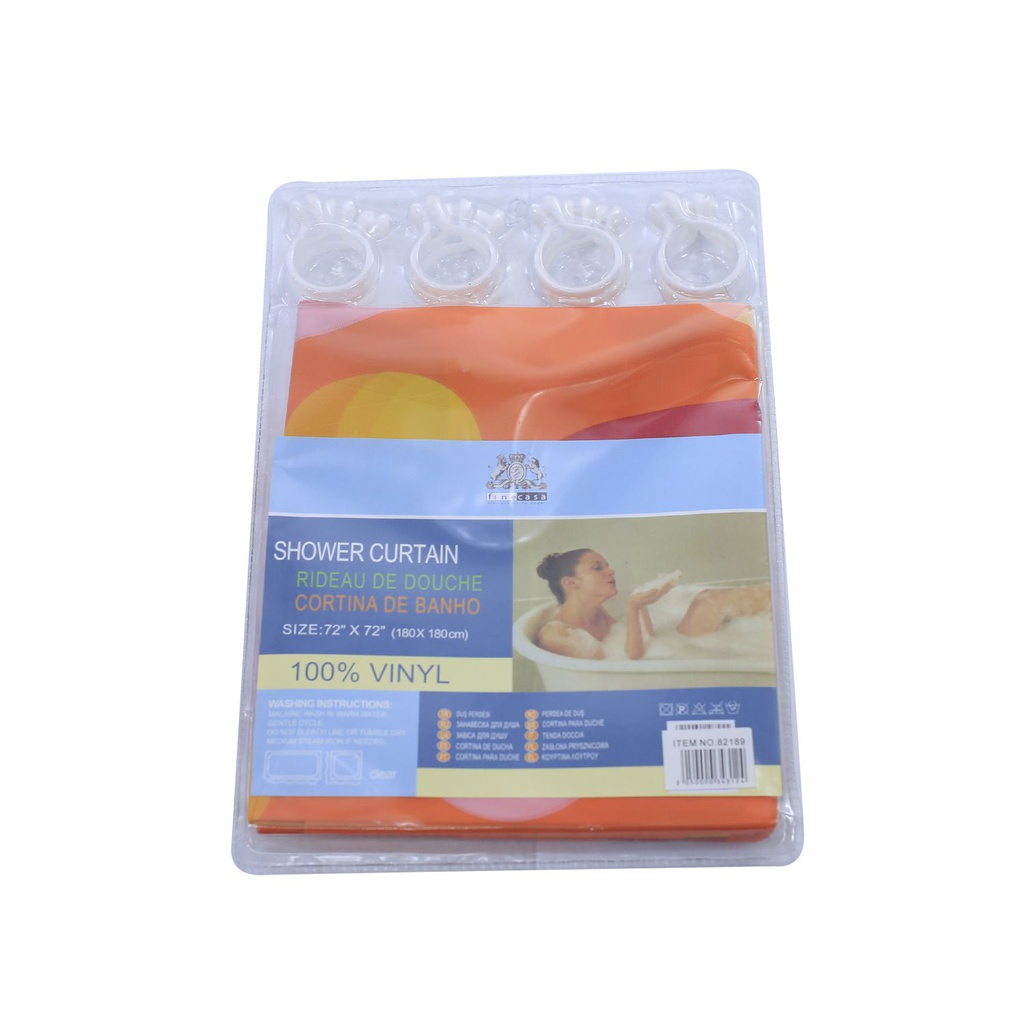 Cortina para baño 72x72" rod3017-b varios diseños