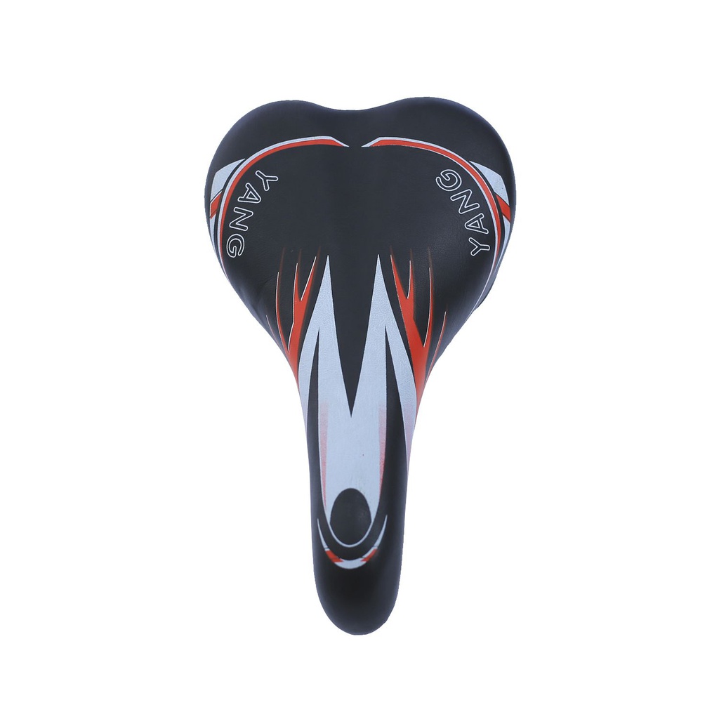 Montura bicicleta 24cm yang negro / rojo / gris