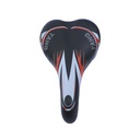 Montura bicicleta 24cm yang negro / rojo / gris