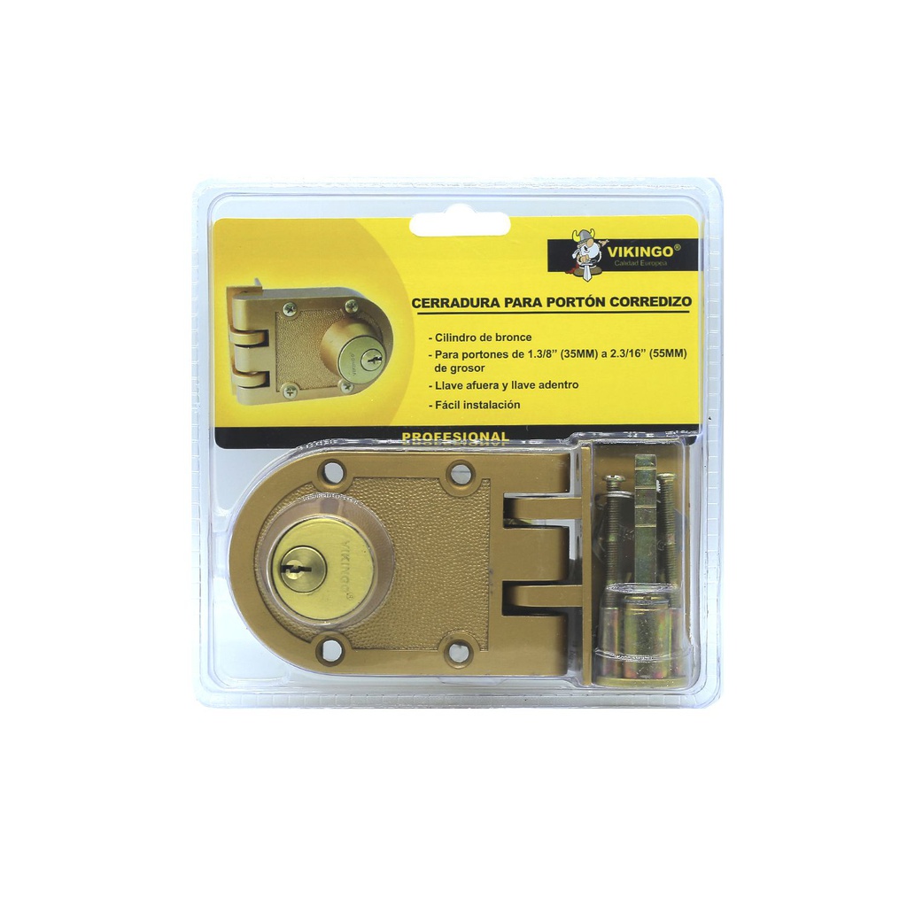 Llavin porton vikingo con ros srl derecho dorado