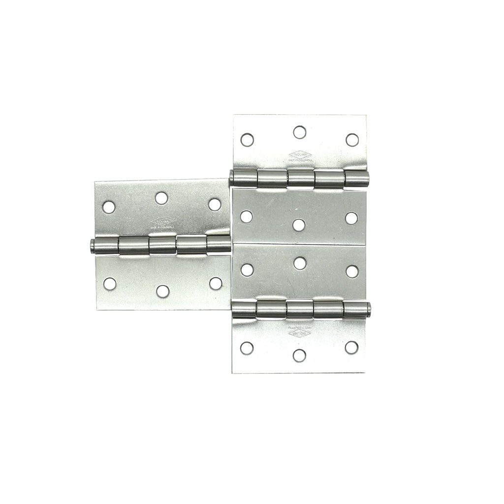 Bisagra induma 3.5"x3.5" 3pc con tornillo c14 niquelado