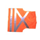 Chaleco reflectiva xl con bolsa lm-v016 anaranjado / gris