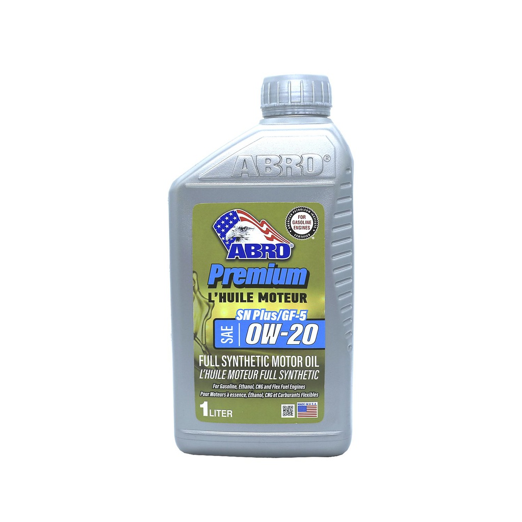Aceite de motor 0w/20 1-lt plus full sintetico abro
