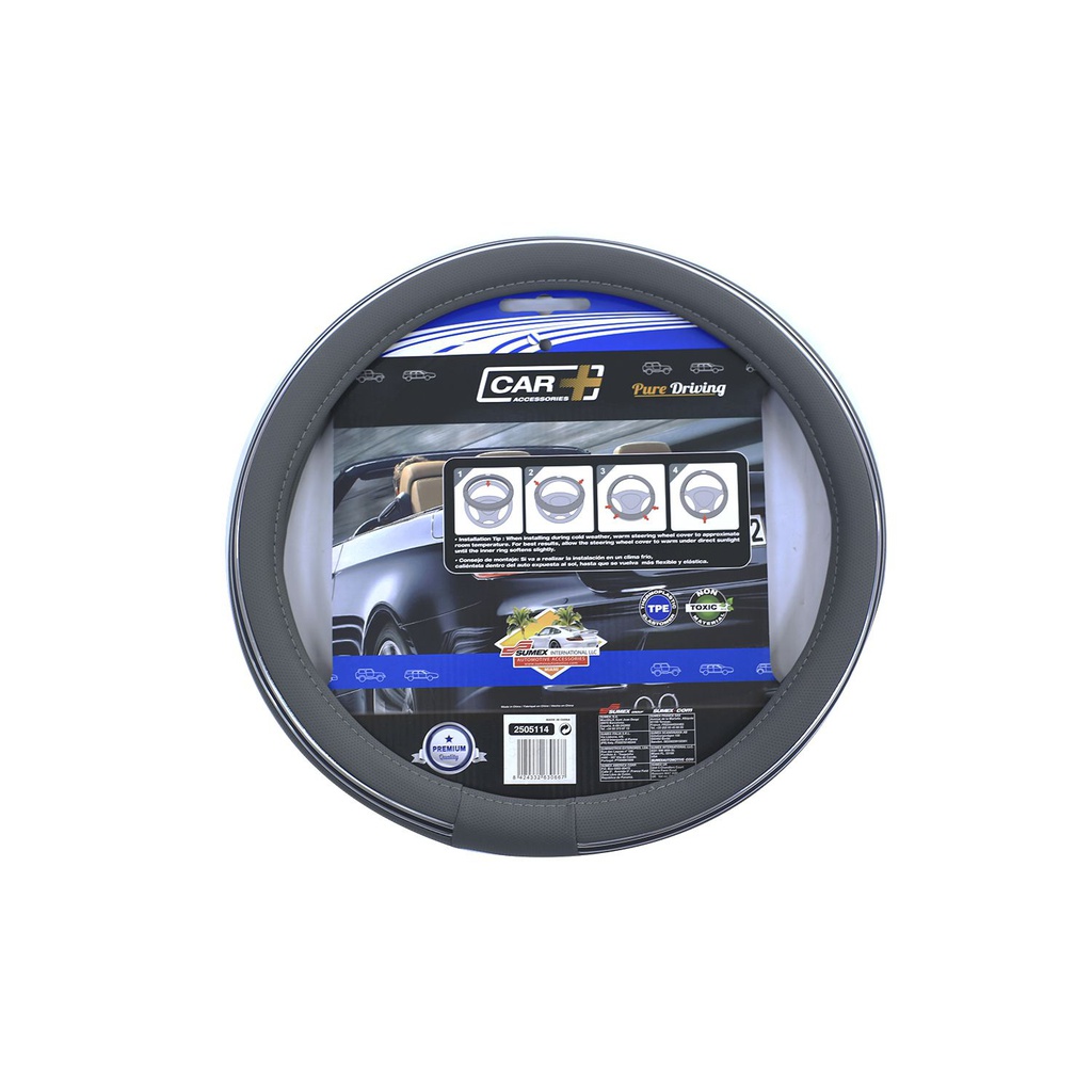 Forro para timon talla "m" carro 2505068 negro / azul