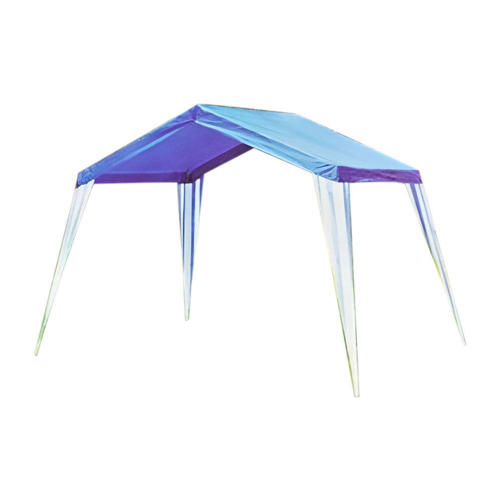 Carpa para acampar 1.8mx2.6mx3.1m azul / blanco