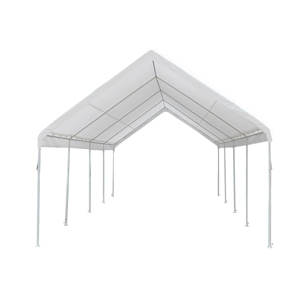 Carpa para acampar 3mx8m blanco 2-cajas