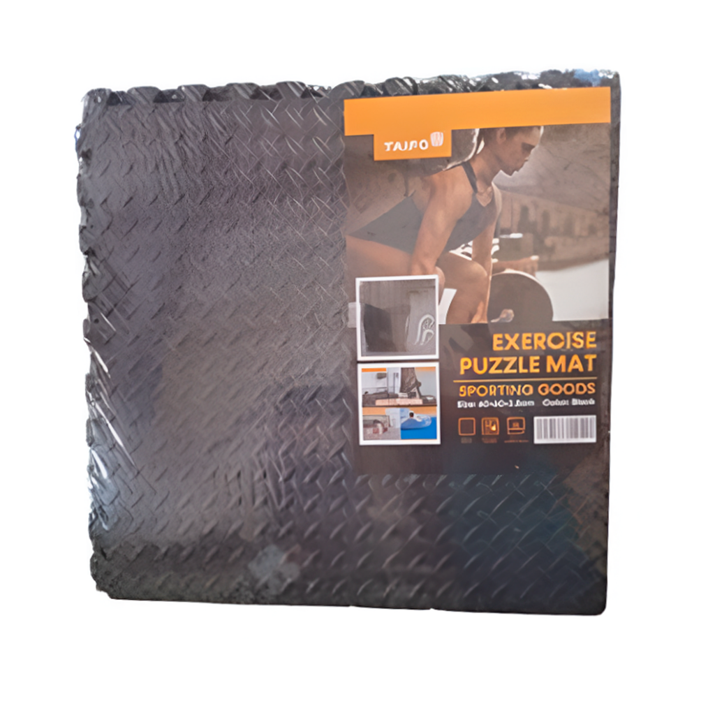 Alfombra antifatiga 1"x2'x2' 3pc negro