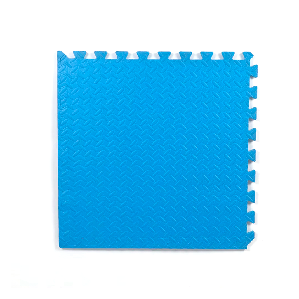 Alfombra antifatiga 1/2"x2'x2' 6pc azul