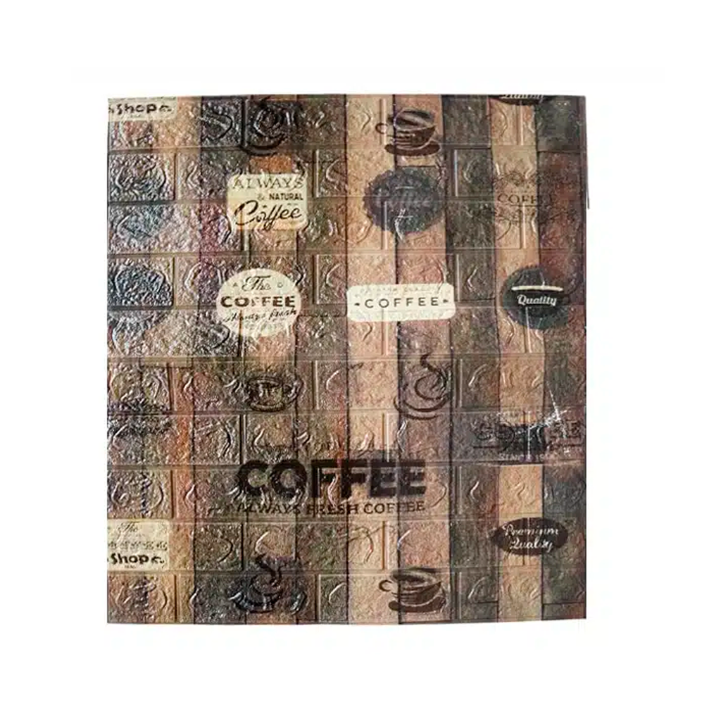 Decoracion pared 70x77cm c/adhe 3d c64