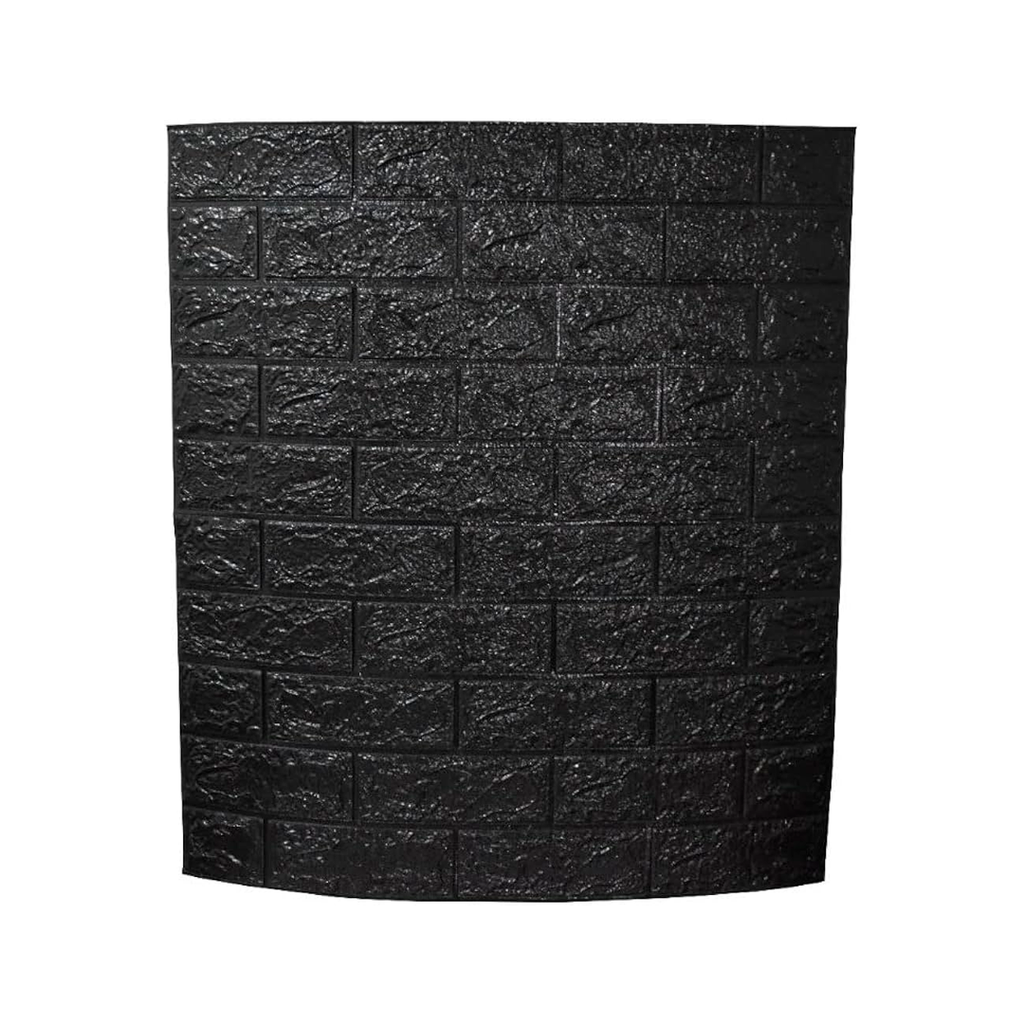 Decoracion para pared 70x77cm con adhesivo 3d negro