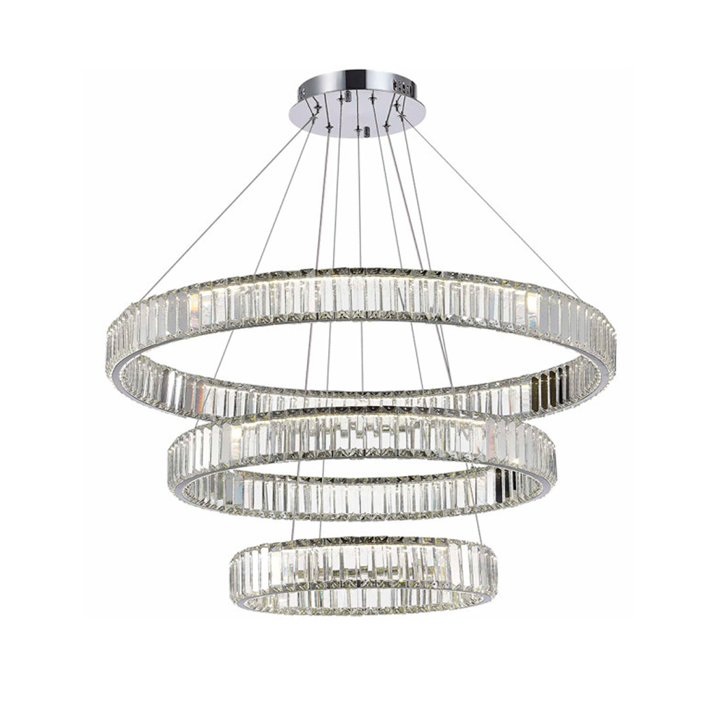 Lampara de techo led 90w cristal