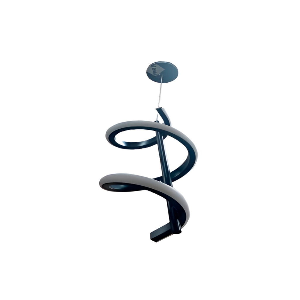 Lampara de techo led etl-077 negro