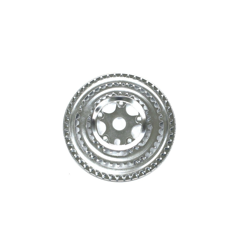 Catarina triple 28x38x48t sin viela cs986 cromo pulido