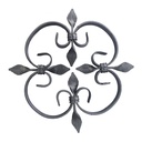 Decoracion para balcon forma de flor 4x20x250mm 42817