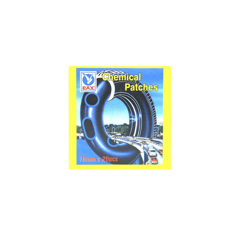 Parcho pax para llanta radial redondo 75mm