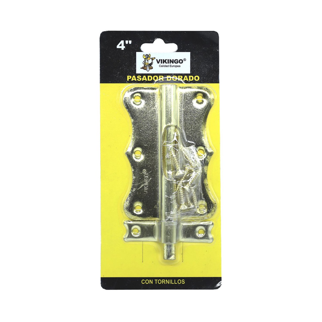 Pasador vikingo 4" blister pd4 bronce dorado