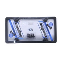 Porta placa plastica con sujetador 92502 negra