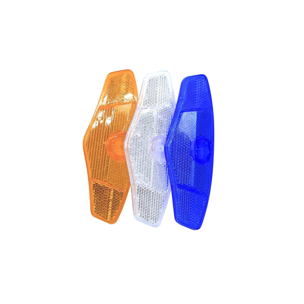Reflectivo bici 3pc barq tf-213-3 azul/blanco/anaranjado