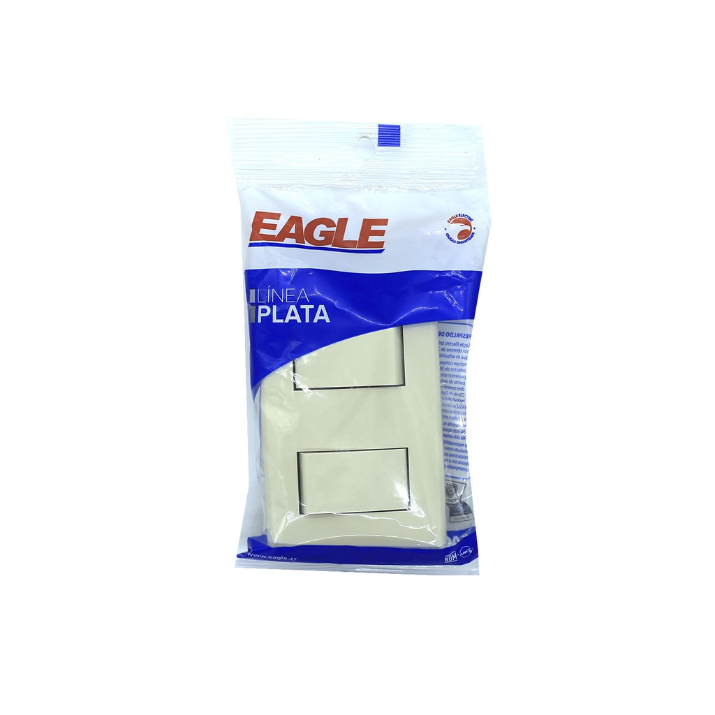 Switch doble 13a 3v eagle 1004-bv marfil