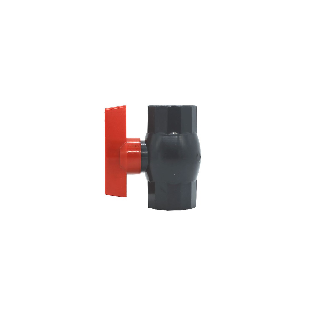 Valvula balin 1.1/4" pvc sin rosca para l gris/blanco