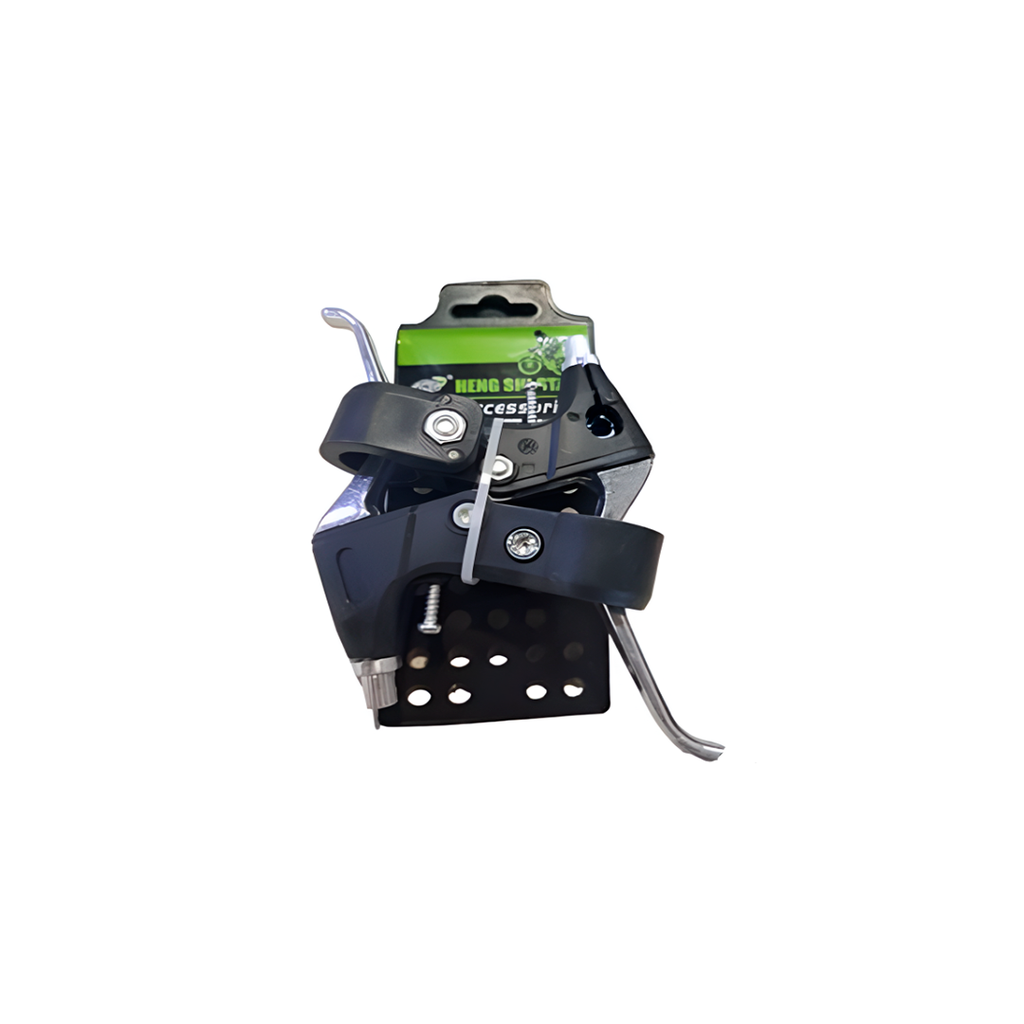 Manecilla bici aluminio 24-26" hs-39 gris /negro