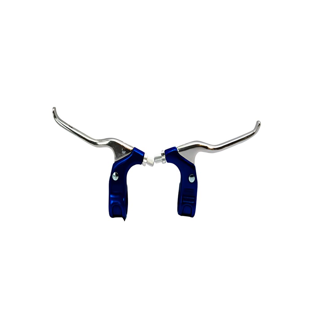 Manecilla bici mtb aluminio l-e10 roja/azul