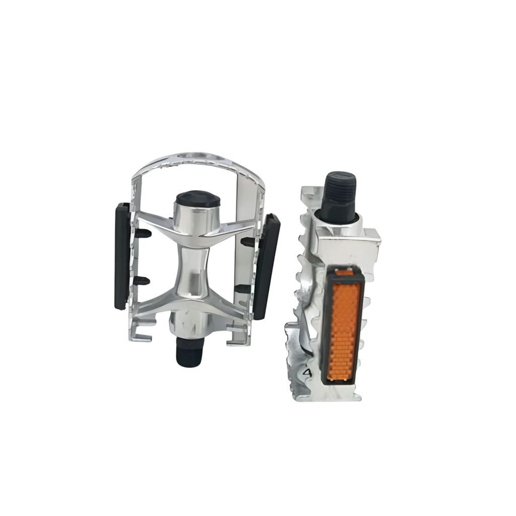 Pedal bici aluminio 9/16" con reflectivo pdl-48a