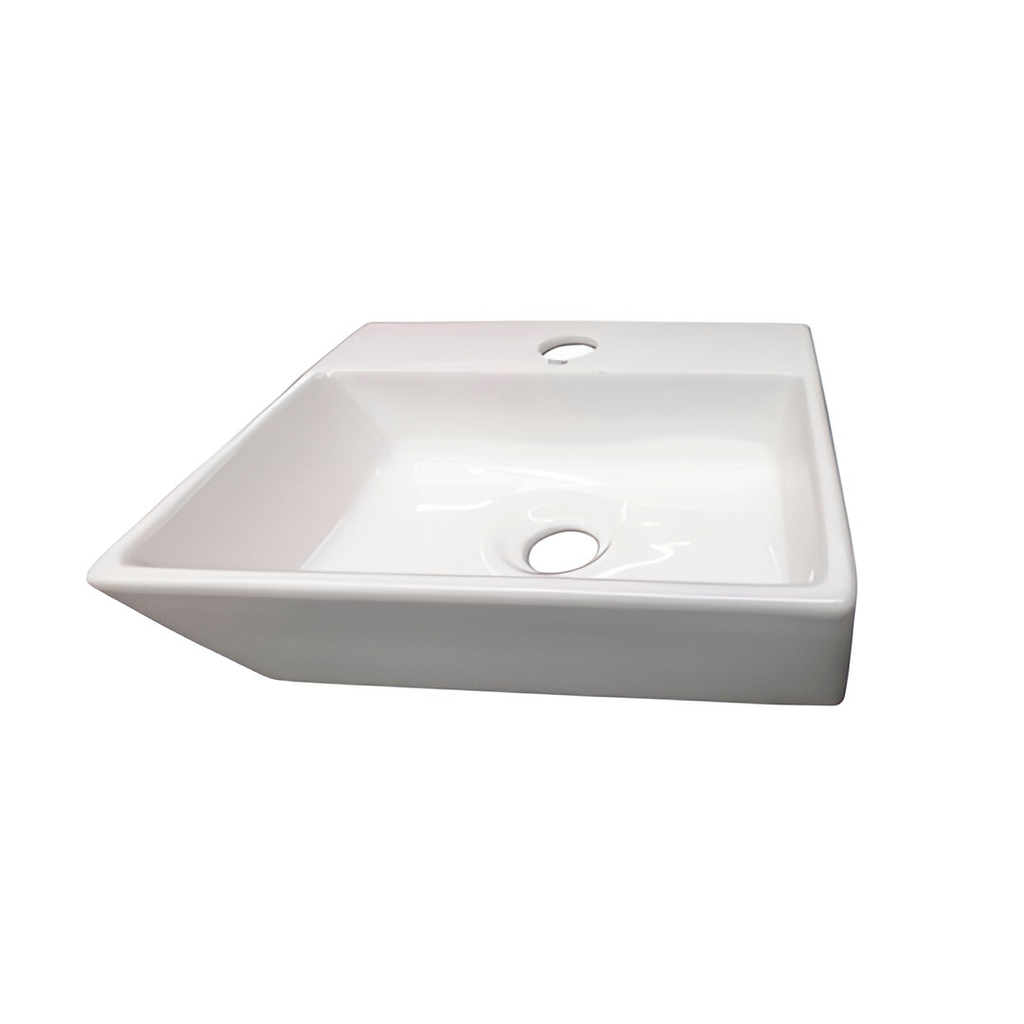 Lavamano ceramica luigi sin pedestal 33x29x11cm