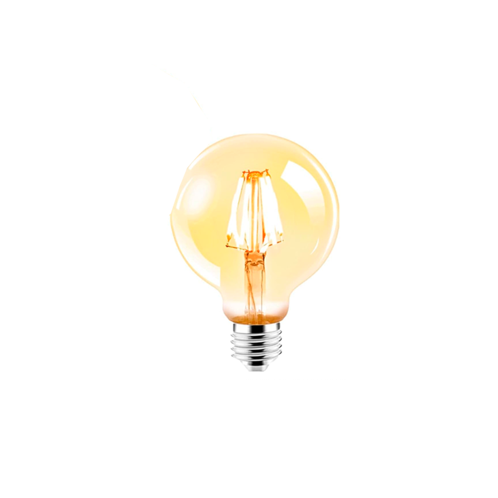 Bombillo led vintage 6w e27 3000k mund 80 amarillo