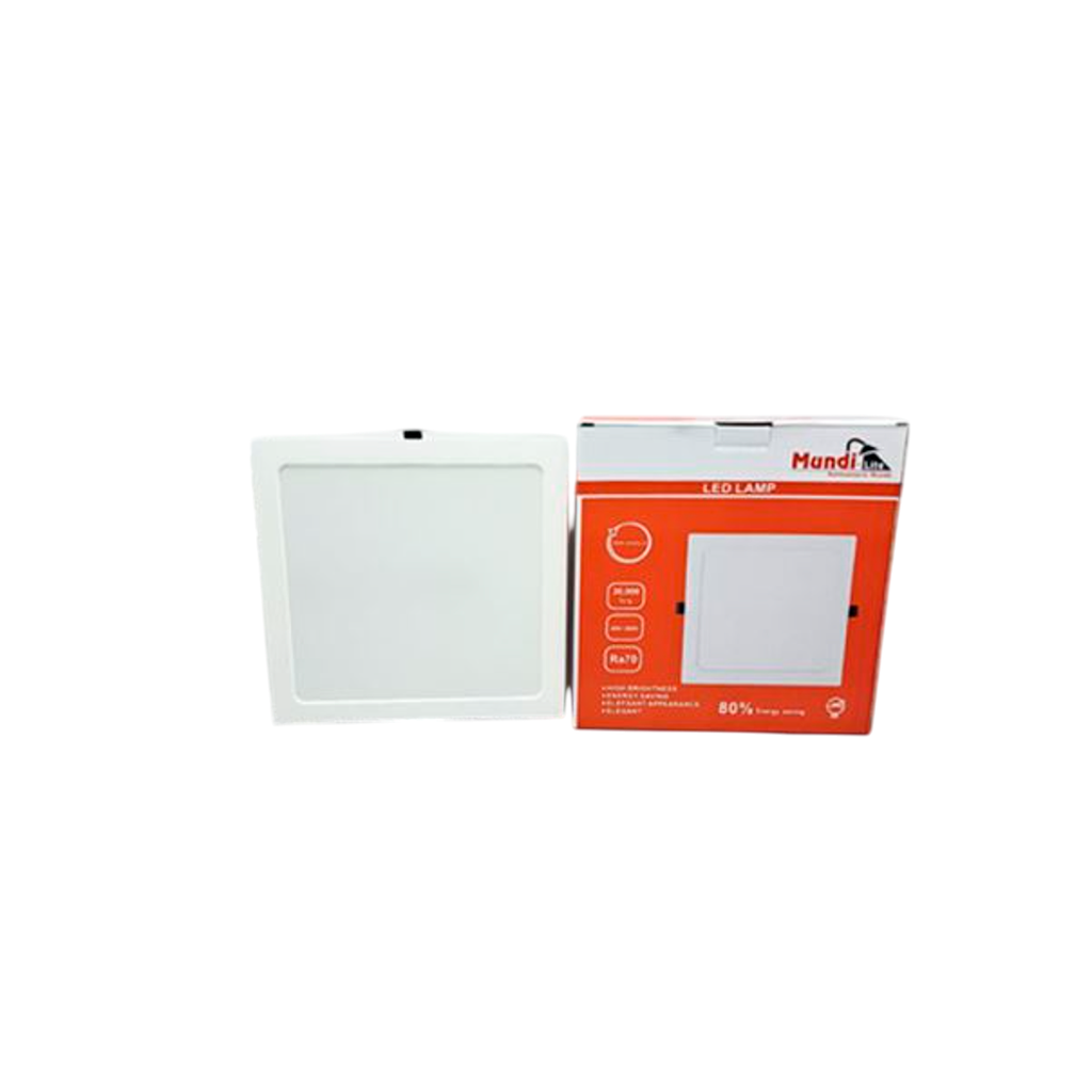 Lampara panel empotrable led 36w 30cm 6500k cuadrado