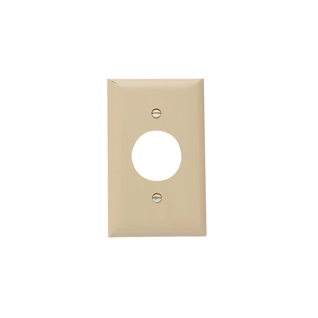 Placa plastica para toma sencillo aguila 2131v beige